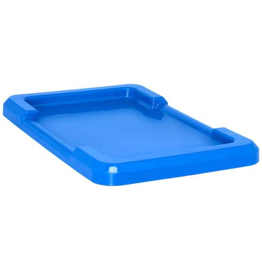 Quantum Storage 25.8" Long x 16.3" Wide x 1.5" High Blue Lid - For Use w/ Quantum Storage Systems - TUB2516-8 | Part #LID2516-8BL